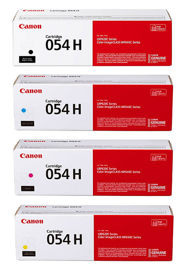 Canon 054H Toner Cartridge Pack Of 4 for MF643CDW, MF641Cdw, MF642Cdw, MF644Cdw Laser Printers - PC Gadgets