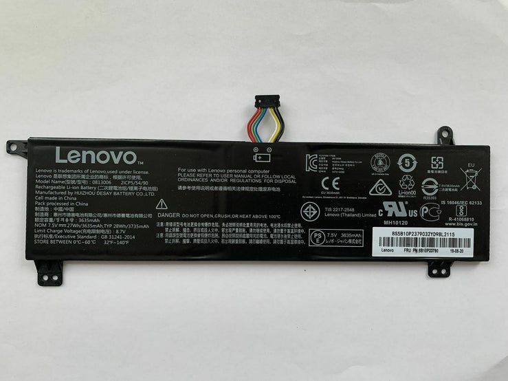 Original Lenovo IdeaPad 120S-11 120S-11IAP 0813006 5B10P18554 5B10P23790 7.5V 3635mAh Laptop Battery