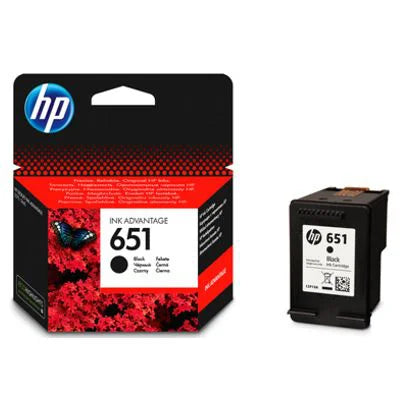 Hp Ink Cartridge - 651 Black for Inkjet 5575 5645, HP C2P10AE PC Gadgets