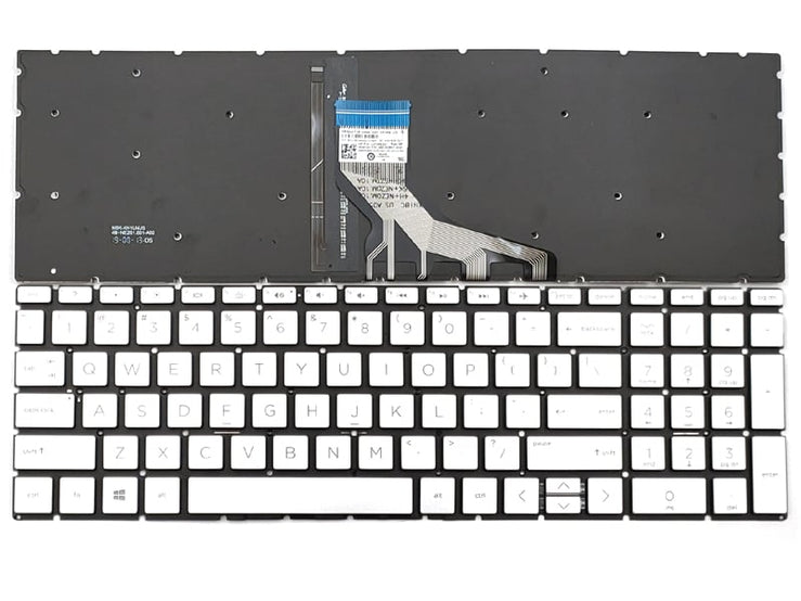 New HP Spectre 15-eb0000ns 15-eb0005tx 15-eb0033tx 15-eb0729nz 15-eb1097nr 15T-EB000 Laptop US Layout Backlit Keyboard Silver Colour