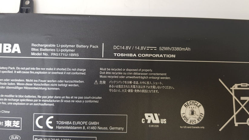 New Genuine Toshiba CB35-A3120 PA5171U-1BRS Chromebook CB30A CB30-100 Laptop Battery