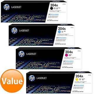 HP 204A Toner Cartridge Pack Of 4 Black,Cyan,Yellow,Magenta For Use M154,MFP M180,MFP M181 PC Gadgets