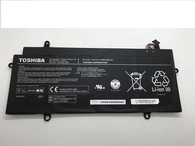52Wh Original PA5136U-1BRS Laptop Battery For Toshiba Portege Z30 Z30-A Series Tablet
