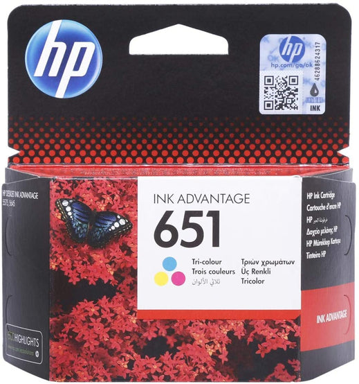 Hp Ink Cartridge - 651, Multi Color PC Gadgets