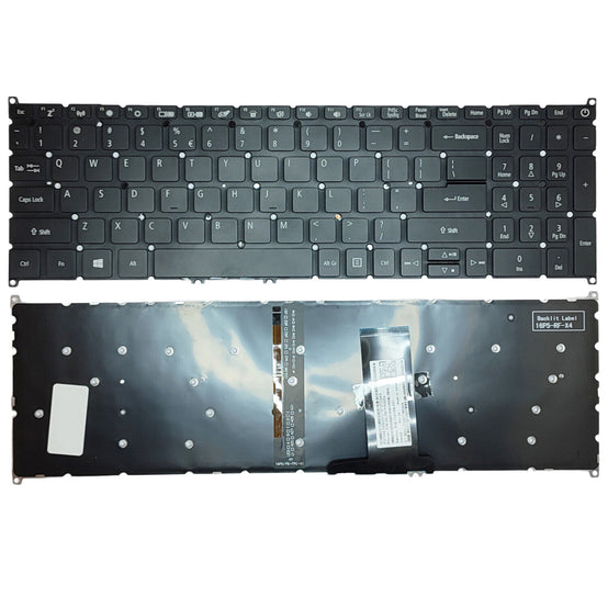 Acer Laptop Keyboard For Aspire 7 A715-75 A715-75G A317-32 Swift 3 SF315-51 SF315-51G SP Black With Backlight