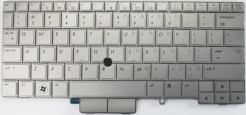 HP EliteBook 2730P 2740P 2760P 2740V Silver MP- 09B68PA64421 HP 656412-121 Laptop Keyboard