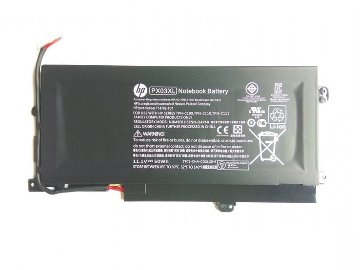 Genuine PX03XL HP Envy 14 Sleekbook HSTNN-LB4P TPN-C110 714762-2C1 Laptop Battery