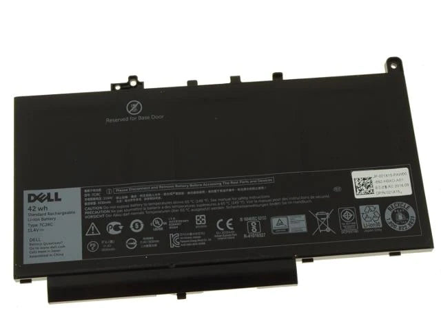 11.4V 42Wh Original 7CJRC Battery for Dell Latitude 12 E7470, Dell Latitude 12 E7270