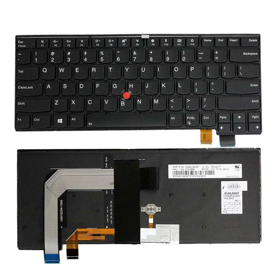 New Lenovo IBM T470 T480 A475 A485 01AX569 01AX487 01AX528 01HX419 Laptop Keyboard with Backlit and Pointer