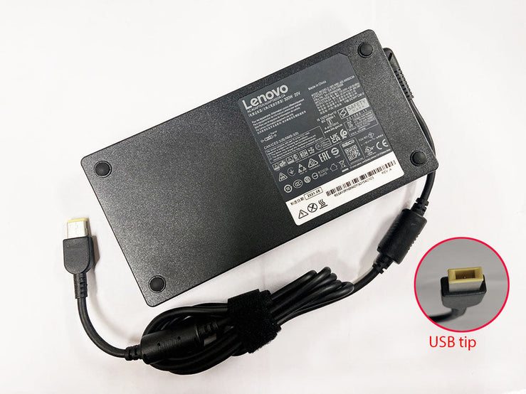 Original 300W ADL300SDC3A for Lenovo 20V 15A Laptop Charger Power Supply ThinkPad - 9000P 9000K Y9000K Y9000X SA10R16956 AC Adapter