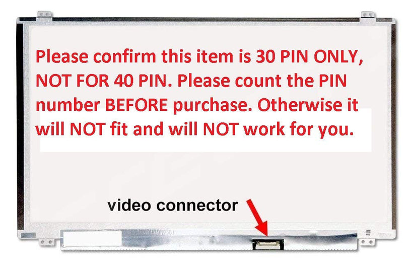 15.6" Slim 30 Pin Acer Aspire E1-522 ES1-531 E5-511 V5-572 A31-51 Predator Helios 300 N156BGE-E42 Laptop LCD LED HD Non-Touch Screen PC Gadgets