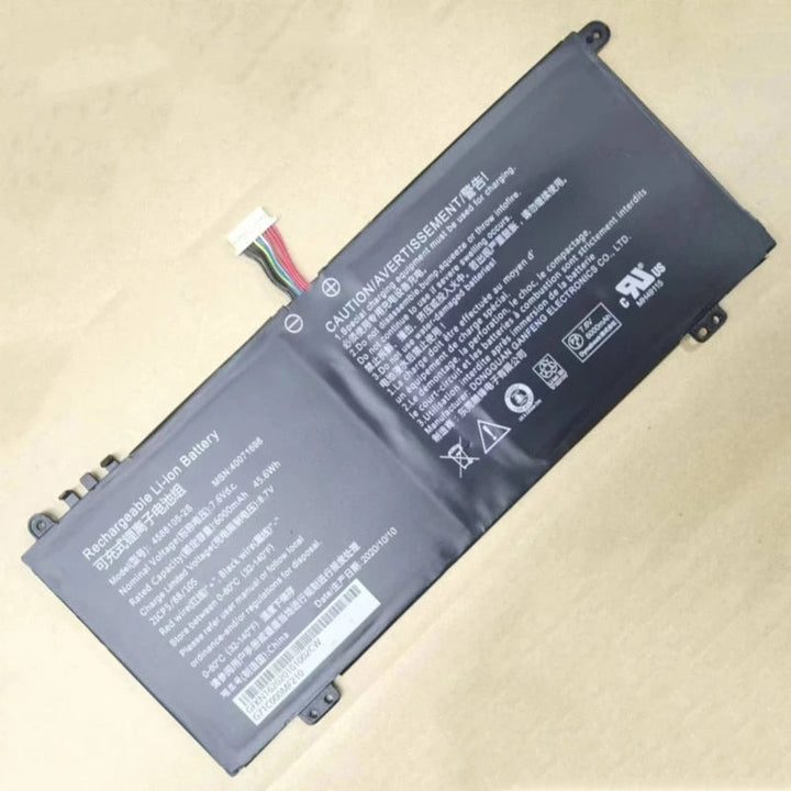 Batterie PC Portable 4588105-2S Pour Toshiba Dynabook Satellite Pro C40/C50, Medion Akoya - 45.6Wh - 4