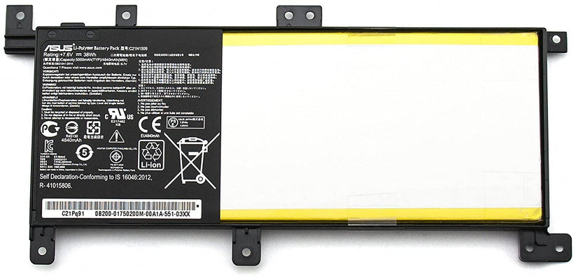 New Original C21N1509 ASUS VivoBook X556UQ X556UA X556UB X556UV Notebook Laptop Battery PC Gadgets