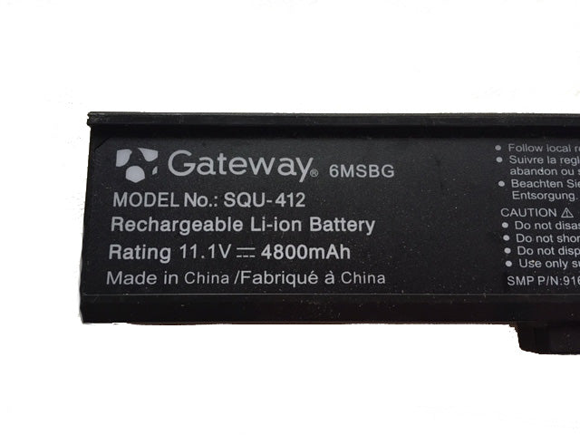 Gateway SQU-412 SQU-413 SQU-414 SQU-415 BNA-WB-L16029 Laptop Battery PC Gadgets