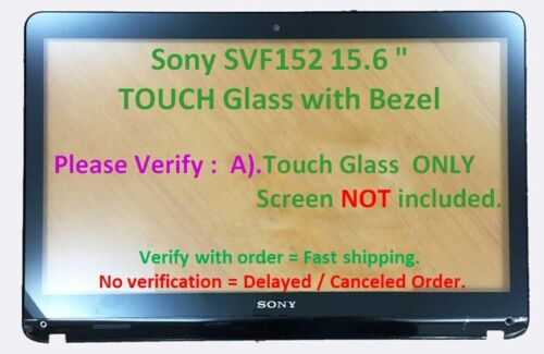 New SONY VAIO SVF152C29L SVF152C29W SVF152A29W Touch screen Glass Digitizer with Hinges PC Gadgets