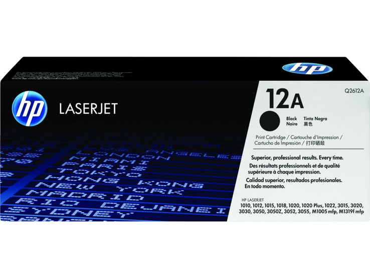 New Original HP 12A Black LaserJet 1010 Toner Cartridge PC Gadgets