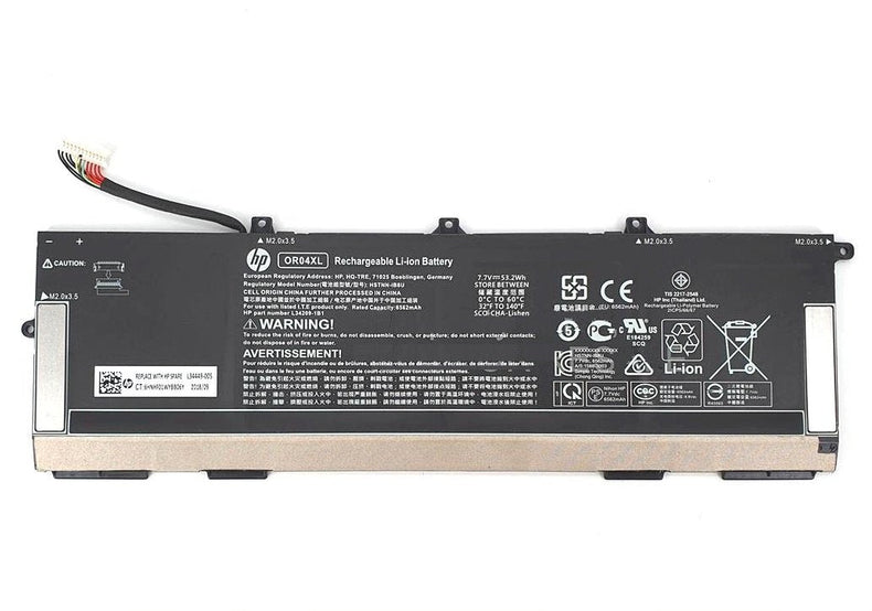 7.7V 53.2Wh Original OR04XL HP L34449-002 L34449-005 OR04053XL EliteBook x360 830 G5, G6 Laptop Battery