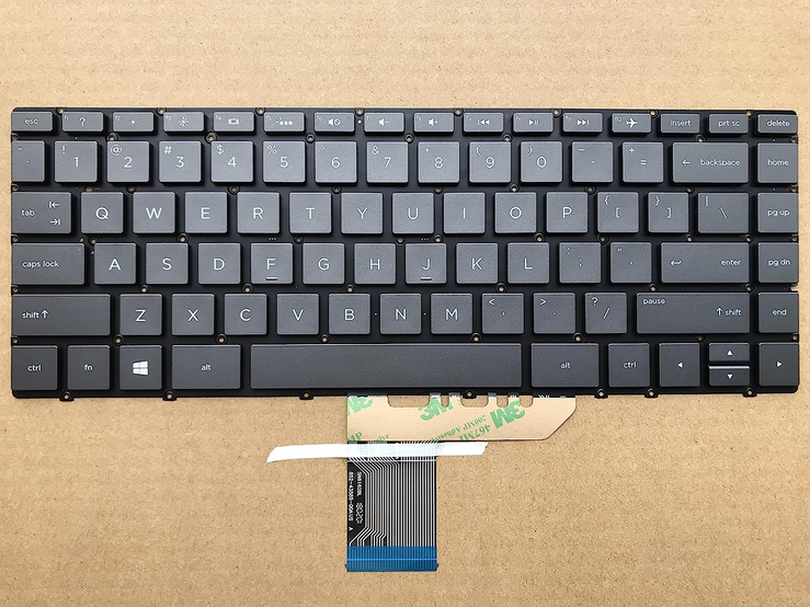 HP Spectre x360 15-BL012dx 15-BL075nr 2-in-1 US Gray Backlit Touchscreen Laptop Keyboard