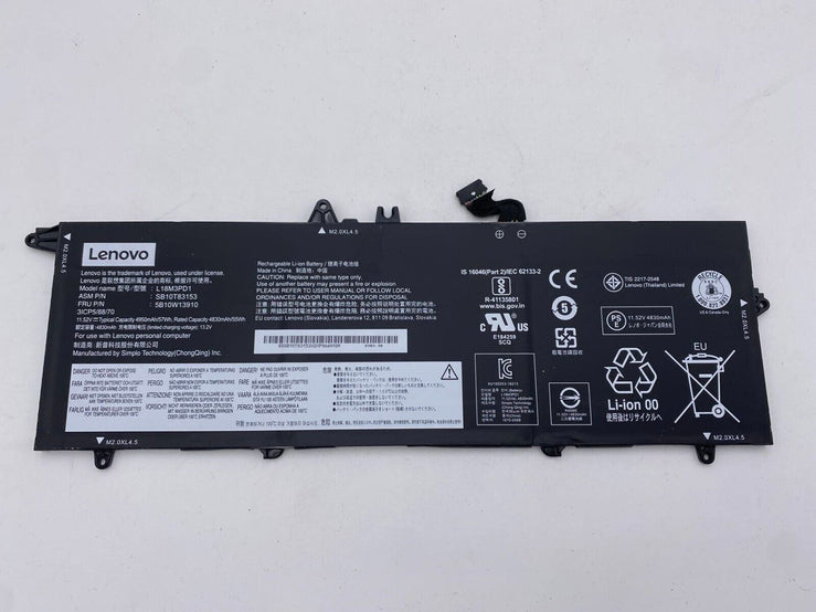 Genuine L18M3PD1 L18C3PD1 L18L3PD1 Battery for Lenovo ThinkPad T14S T490S T495S