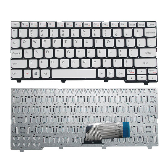 Lenovo Ideapad 100S 100S-11IBY 5CB0K48394 5CB0K48389 Silver Laptop Keyboard
