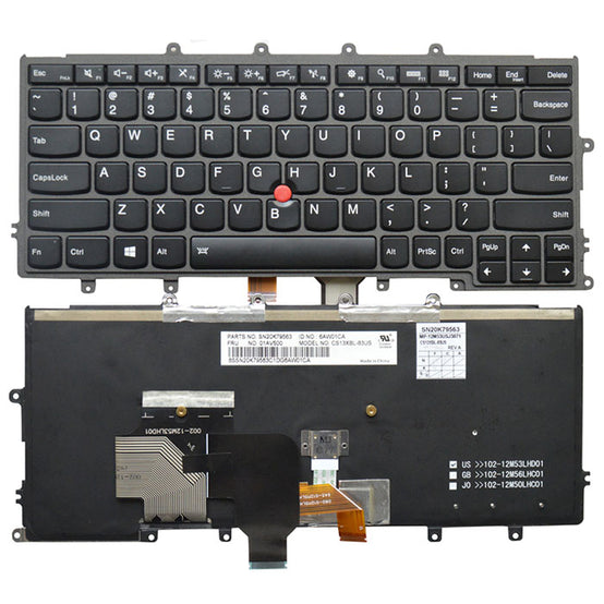 Lenovo X230S Thinkpad X240 X240S X240I X250 X260 X260S 04Y0900 Backlite Laptop Keyboard