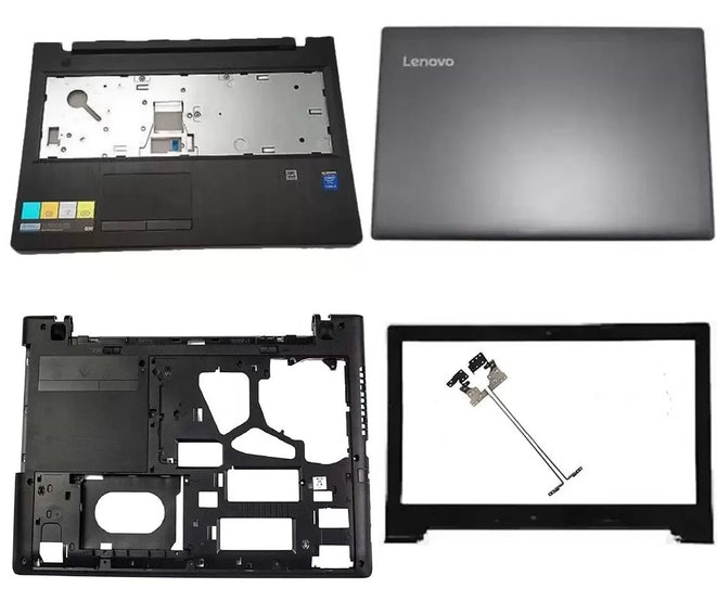 New Lenovo G50 Z50 Series G50-80 G50-70 G50-45 G50-30 Z50-70 Z50-75 Top Cover Bezel Hinges with Touchpad Palmrest and Bottom Base Full Body Black