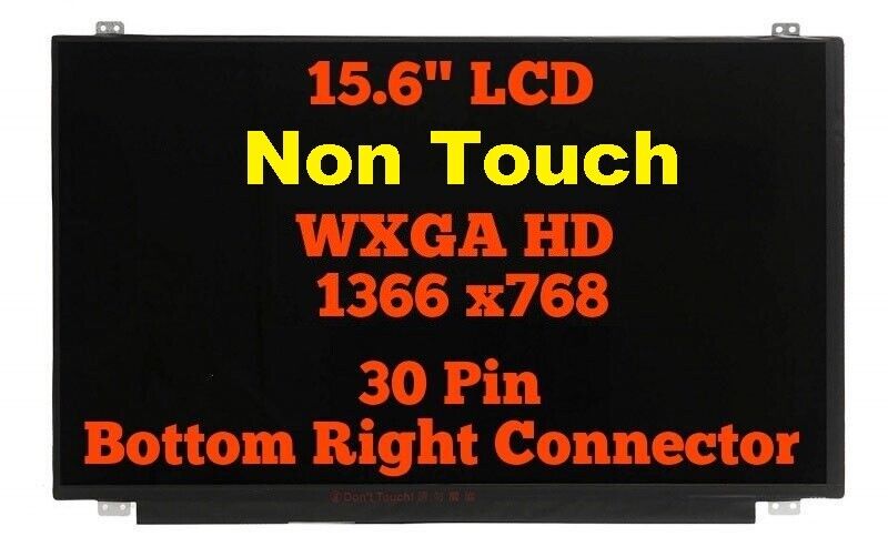 New Lenovo Ideapad 300-15IBR Ideapad 300-15ISK Type 80M3 15.6" Slim 30Pin LCD LED HD Display PC Gadgets