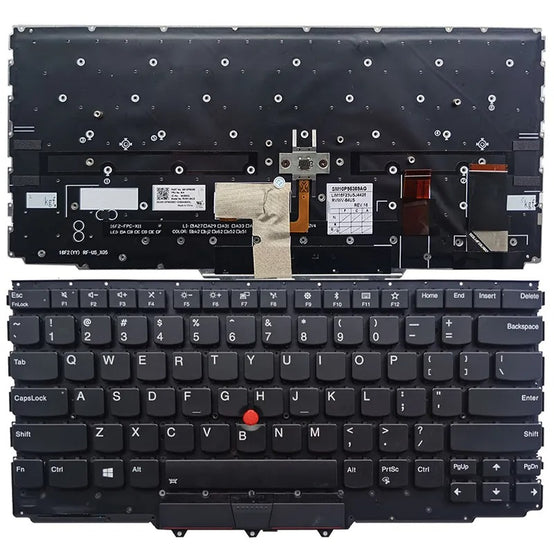New Genuine Lenovo thinkpad X1 Yoga 2nd Gen 2 2017/3 Gen 3 2018 (20LD/20LE/20LF/20LF/20LF/20LG) US keyboard backlight