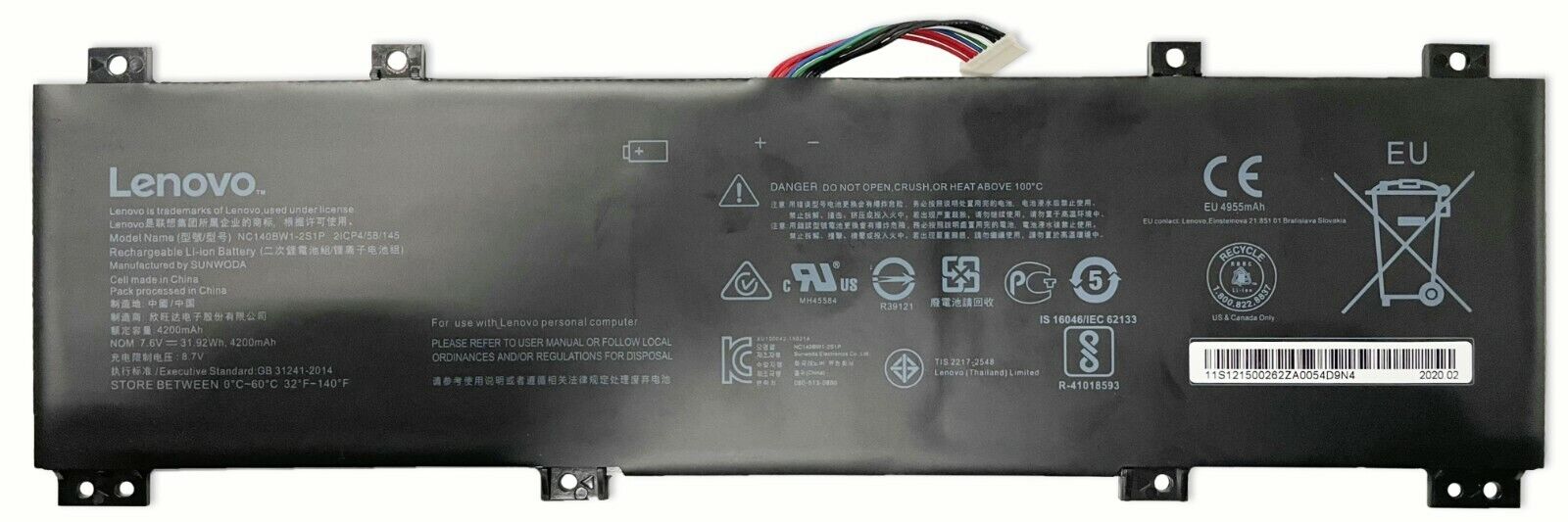 Lenovo IdeaPad 100s-14IBR NC140BW1-2S1P Battery