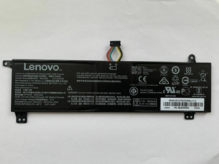 Original Lenovo IdeaPad 120S-11 120S-11IAP 0813006 5B10P18554 5B10P23790 7.5V 3635mAh Laptop Battery PC Gadgets