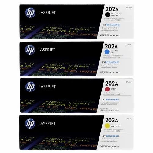 New HP 202A Toner Cartridge for Color LaserJet Pro M254nw MFP M281fdw 4 Colour Set PC Gadgets