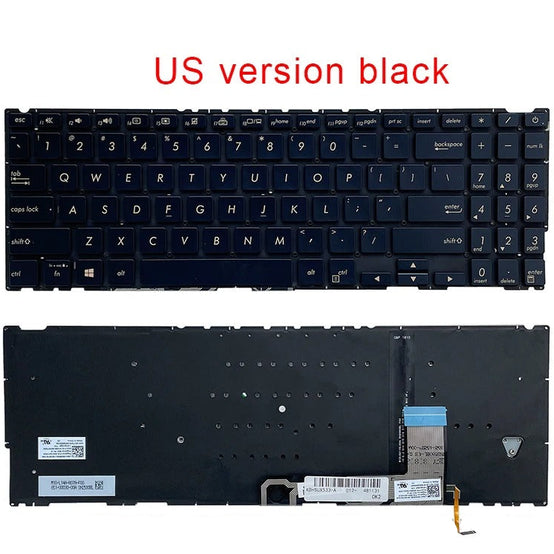 New ASUS ZenBook 15 UX533 UX533F UX534FN UX533FD UX533FN UX534F Notebook Keyboard Backlit Black colour