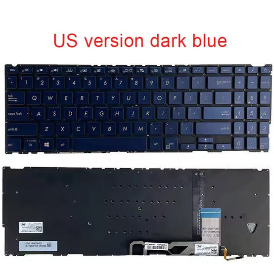 New ASUS ZenBook 15 UX533 UX533F UX534FN UX533FD UX533FN UX534F Notebook Keyboard Backlit