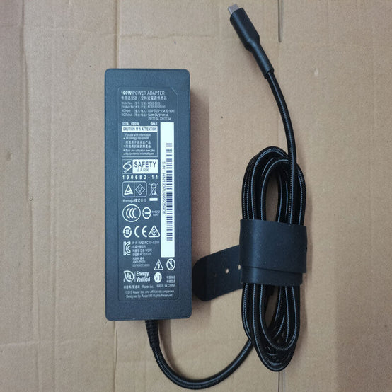 New Original 20V 5A 100W RC30-0310 Razer Blade Stealth 13 RZ09-0310 Laptop Charger Power Adapter - PC Gadgets