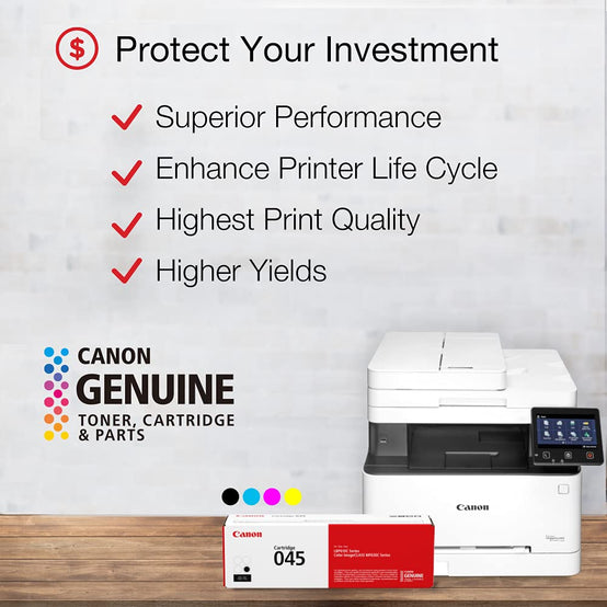 New Canon Original 045 Toner Cartridge - 4 Colour Set CYMK