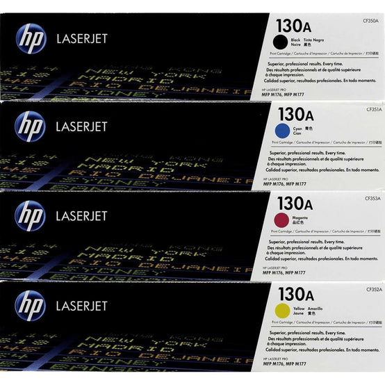 New HP 130A Toner Cartridge 4 Colour Set For CF350A laserjet pro MFP M176, M177 PC Gadgets