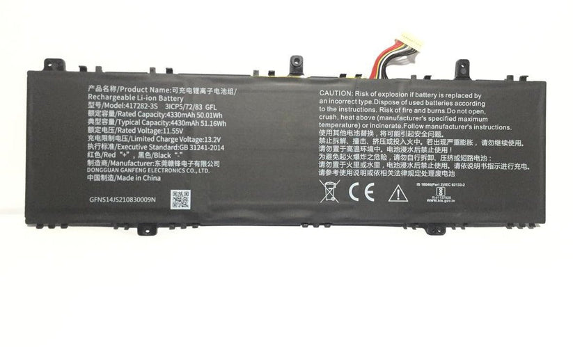 New Infinix Inbook X2 XL21 X3 PLUS XL31 417282-3S NS15IC_X2PLUS Battery PC Gadgets