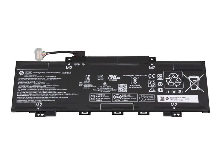 New Original HP PC03XL Pavilion x360 14-DW 14-DY 14-DH 14-BA 14-CD 15-ER TPN-DB0E TPN-W152 HSTNN-0B1W Laptop Battery
