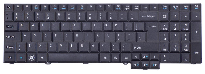 Acer TravelMate 5360 5360G 5760 5760G 5760Z 5760ZG 6595 9Z.N6SPW.10T Laptop Keyboard