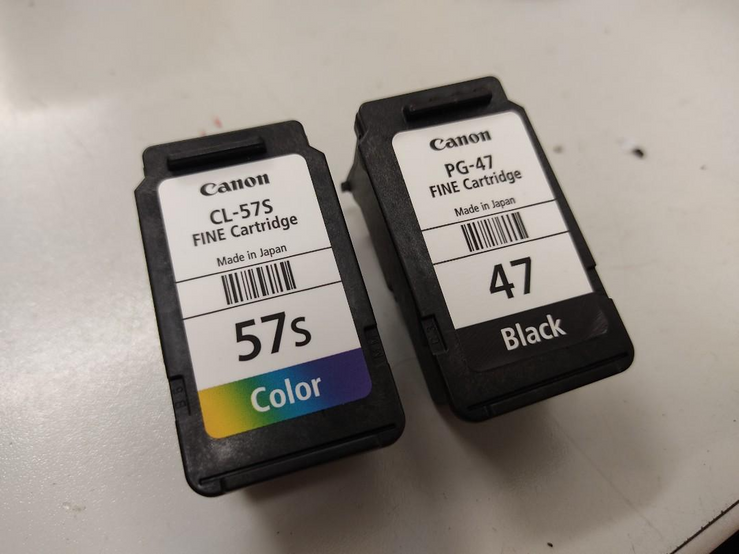 Genuine Canon PG47 & CL57S E400 E410 E4270 Set Valuable Pack Black, Tri-Color Ink Cartridge PC Gadgets