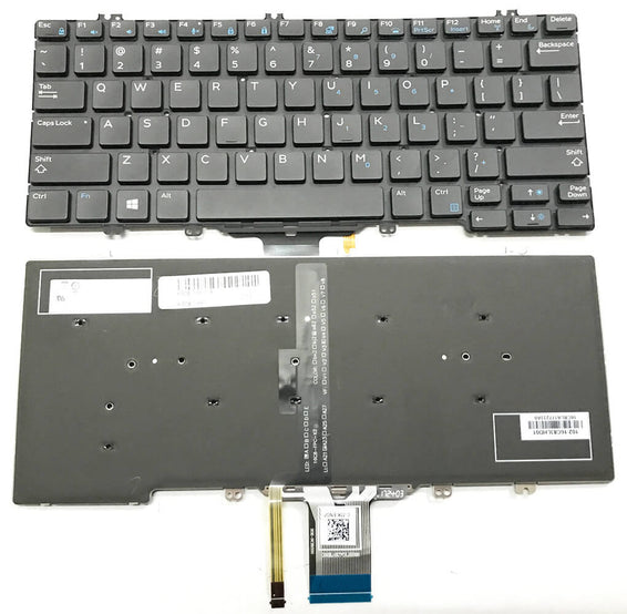 Dell Latitude 5280 5290 7280 7380 7389 E5290 E7290 E7380 E7390 0KTP2T Laptop Keyboard With Backlite
