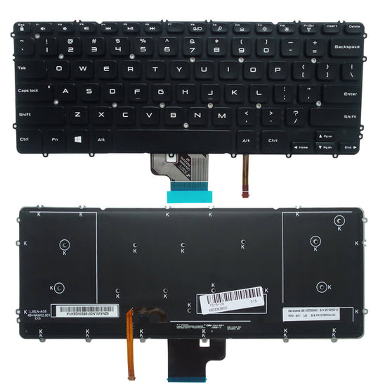 Dell Precision M3800, XPS 15 9530 WHYH8 SX163725AS1 Backlite Laptop Keyboard