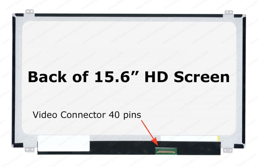 New HP 15.6" HP Pavilion 15-R, 15-G 15-D, 15-N, 15-P, 15-S, 15-H series HD Display LED LCD Screen 1366x768 40pin Non Touch