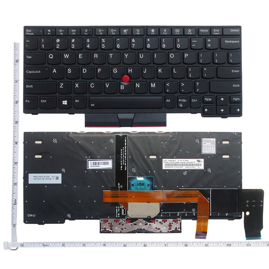 Lenovo ThinkPad L13 X280 A285 X390 X395 01YP040 01YP080 Backlite Laptop Keyboard
