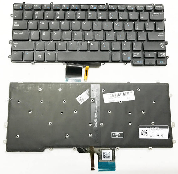 Dell Latitude E7370 7370 13 7000 13-7370 0KTYW0 Laptop Keyboard With Backlite PC Gadgets