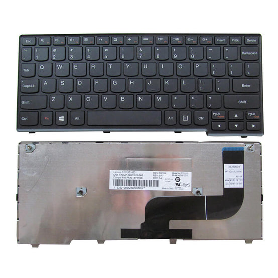 Lenovo IdeaPad S210, S210T, S215, S215T, YOGA 11S, Flex10G Black Laptop KeyboardLenovo IdeaPad S210, S210T, S215, S215T, YOGA 11S, Flex10G Black Laptop Keyboard