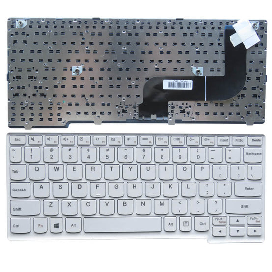 Lenovo IdeaPad S210, S210T, S215, S215T, YOGA 11S, Flex10G White Laptop Keyboard