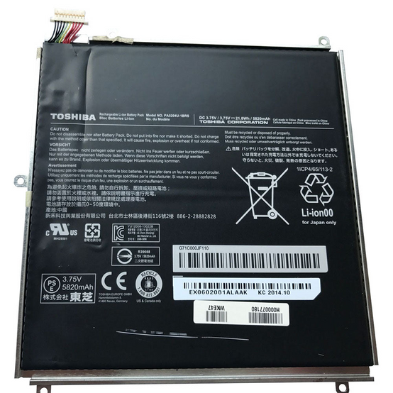 Original Toshiba PA5204U-1BRS Laptop Battery for Toshiba Encore 2, Encore 2 WT10-A32, WT10-A-102, Encore 2 WT-10PE-A, W10-A