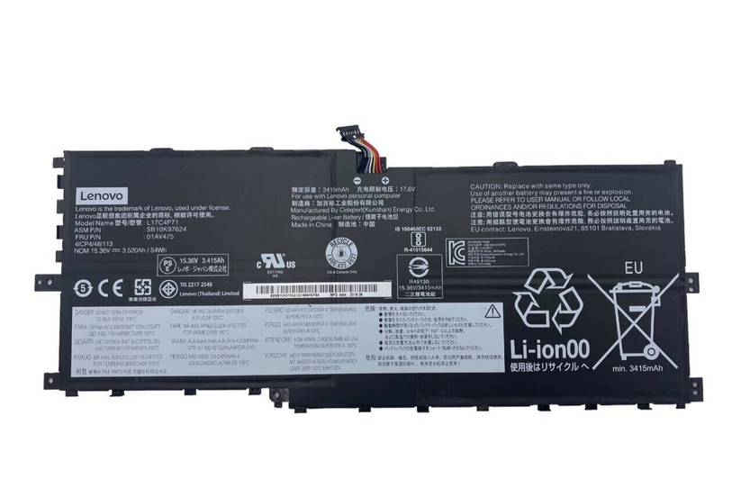New Original L17M4P71 L17C4P71 L17M4P73 Battery Lenovo ThinkPad X1 Yoga 3rd Generation 2018