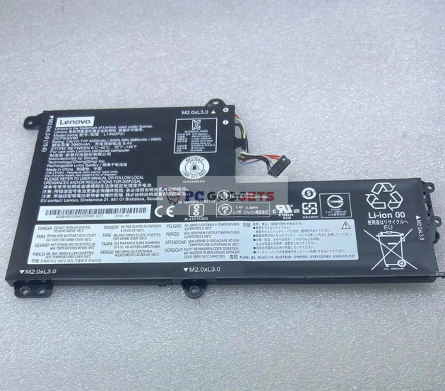 30Wh L14M2P21 Laptop Battery for Lenovo Yoga 500-14 Yoga 500-14ISK Edge 2-1580 Flex 3-1435 Flex 3-1470 PC